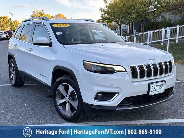 used 2021 Jeep Cherokee car, priced at $19,000