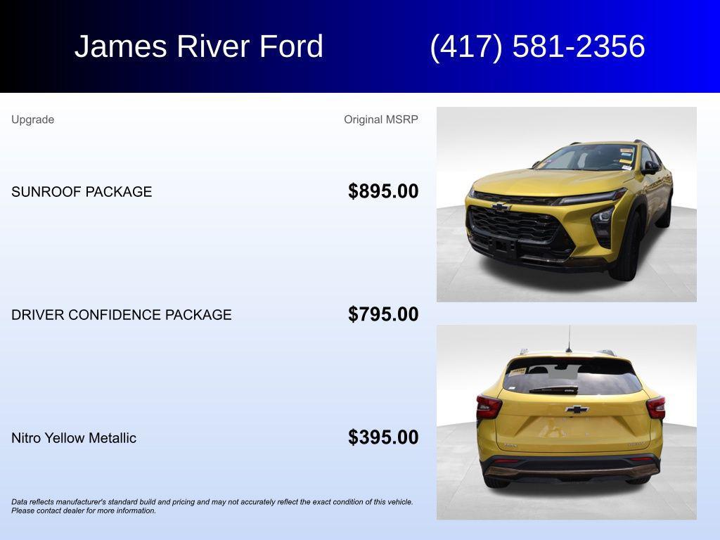 used 2024 Chevrolet Trax car, priced at $24,271