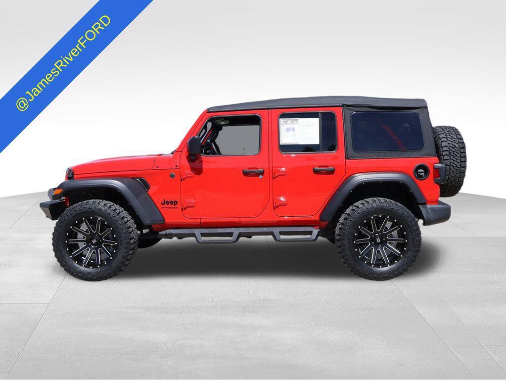 used 2022 Jeep Wrangler Unlimited car, priced at $28,549