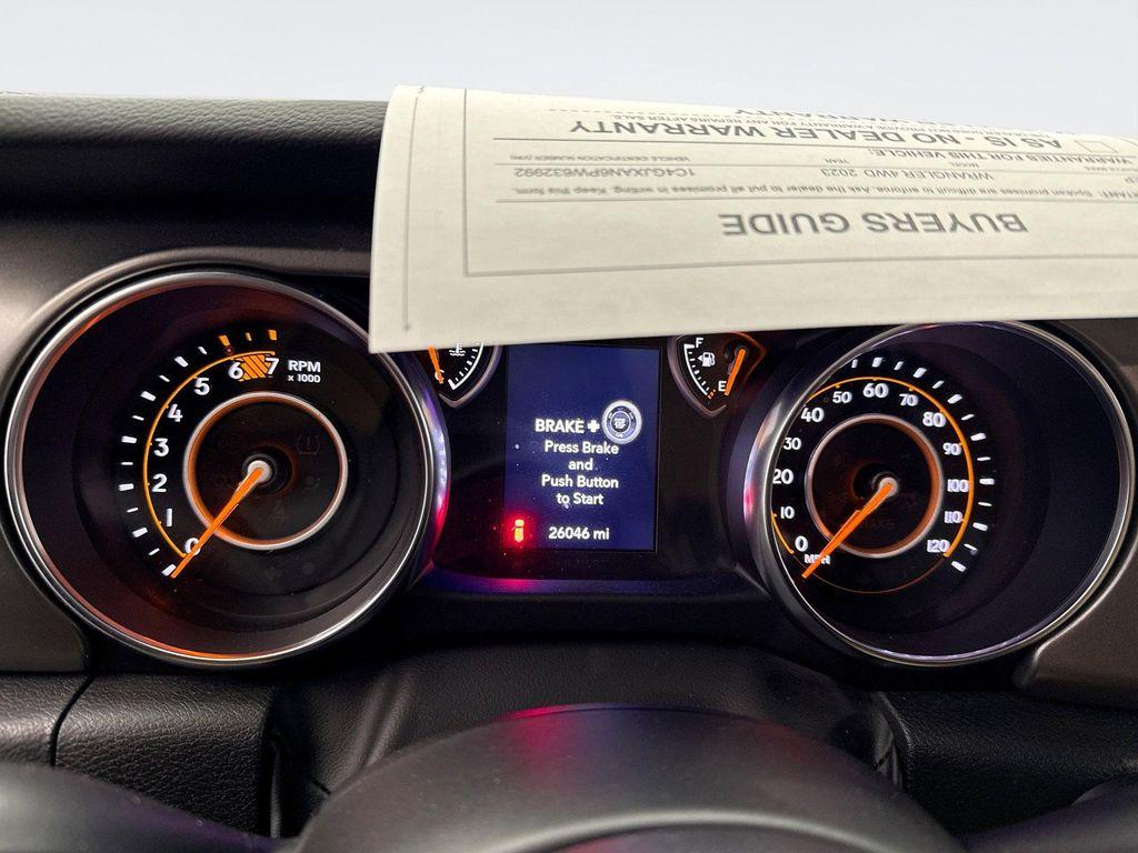 used 2023 Jeep Wrangler car, priced at $28,299