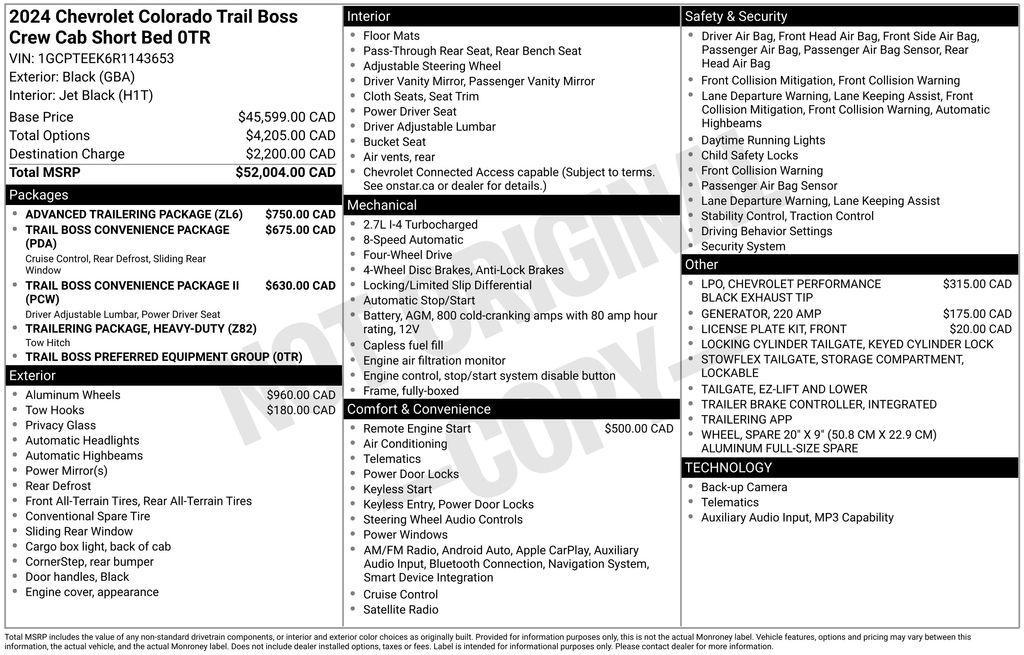 used 2024 Chevrolet Colorado car, priced at $36,996