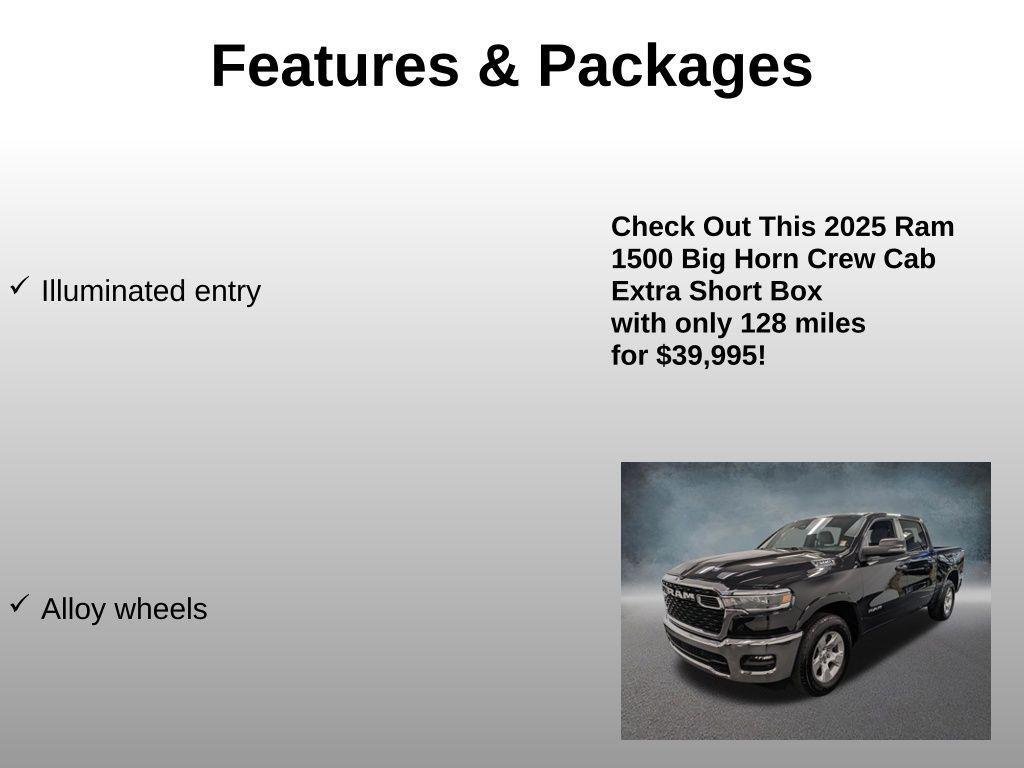 used 2025 Ram 1500 car, priced at $39,995