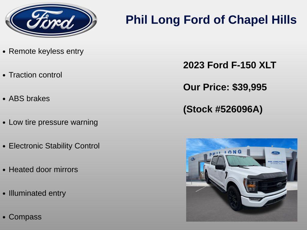 used 2023 Ford F-150 car, priced at $39,995