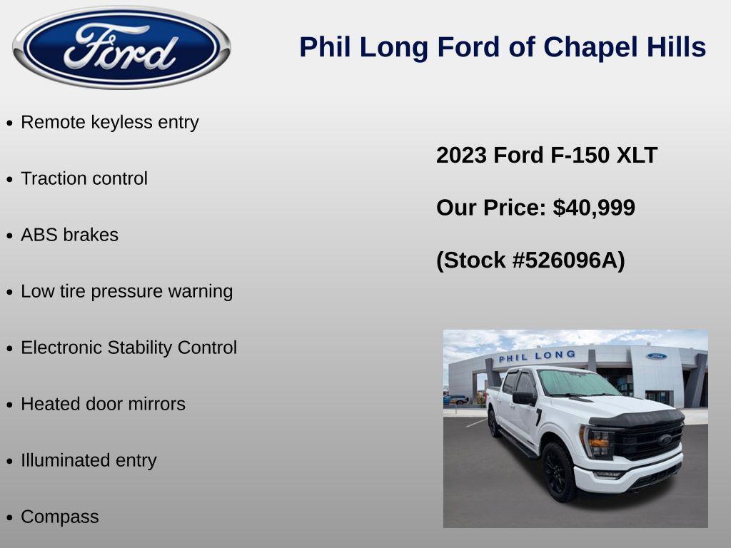 used 2023 Ford F-150 car, priced at $40,999
