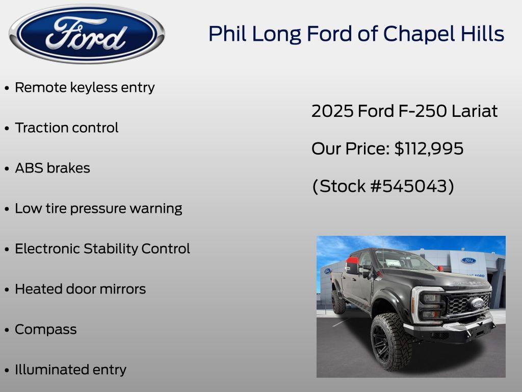 new 2025 Ford F-250 car, priced at $112,995