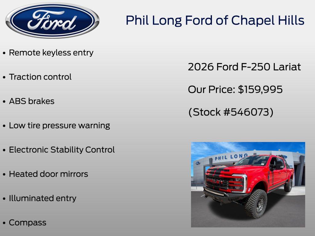 new 2026 Ford F-250 car, priced at $159,995
