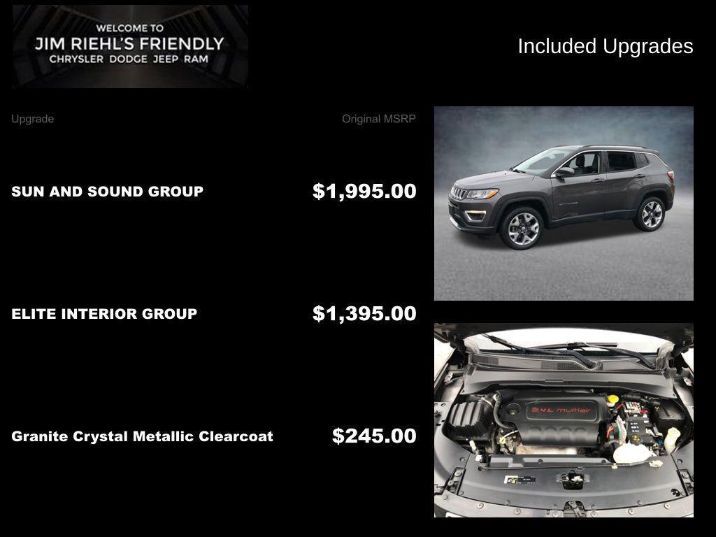 used 2021 Jeep Compass car, priced at $16,988