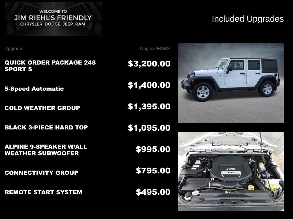 used 2018 Jeep Wrangler JK Unlimited car, priced at $18,587