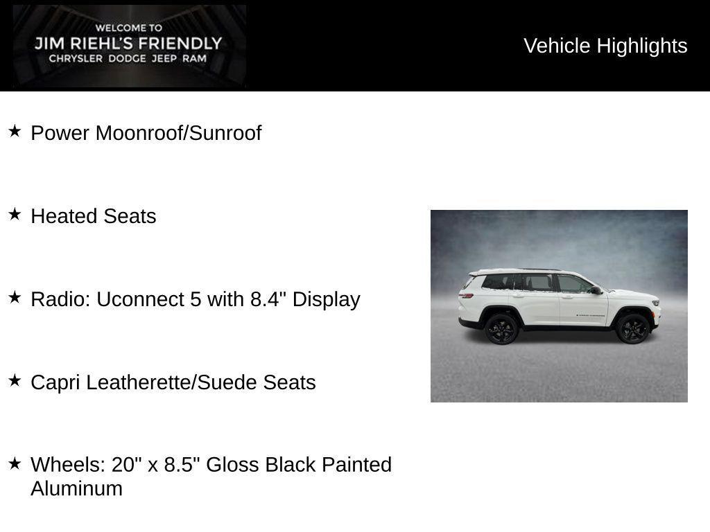 new 2025 Jeep Grand Cherokee L car, priced at $43,440