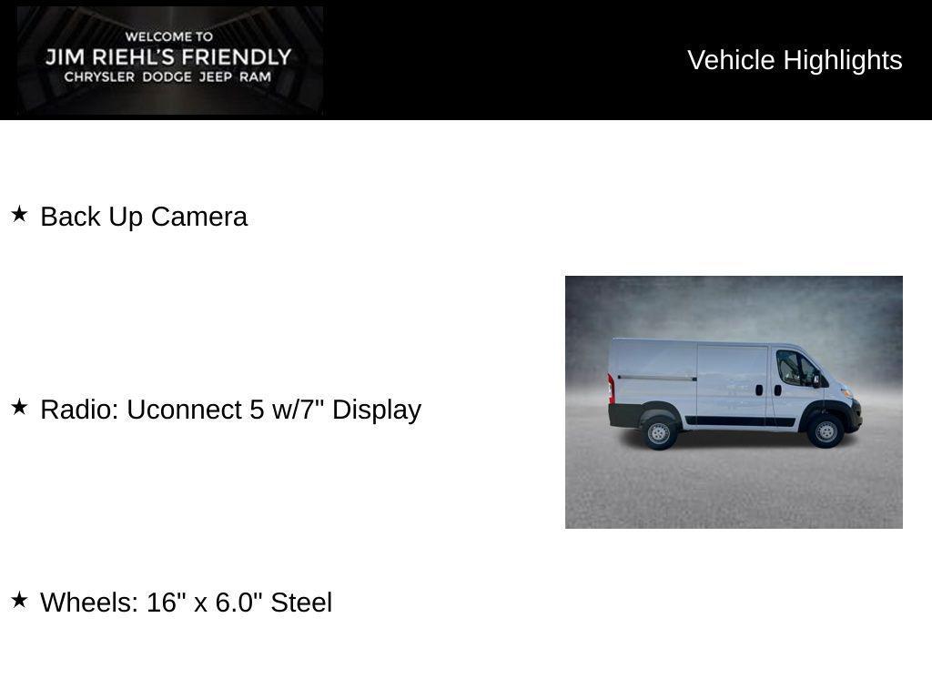 new 2026 Ram ProMaster 1500 car, priced at $41,780