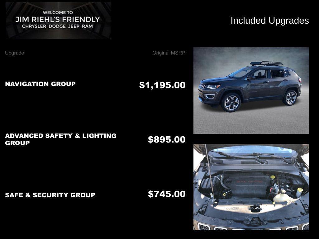 used 2018 Jeep Compass car, priced at $12,752