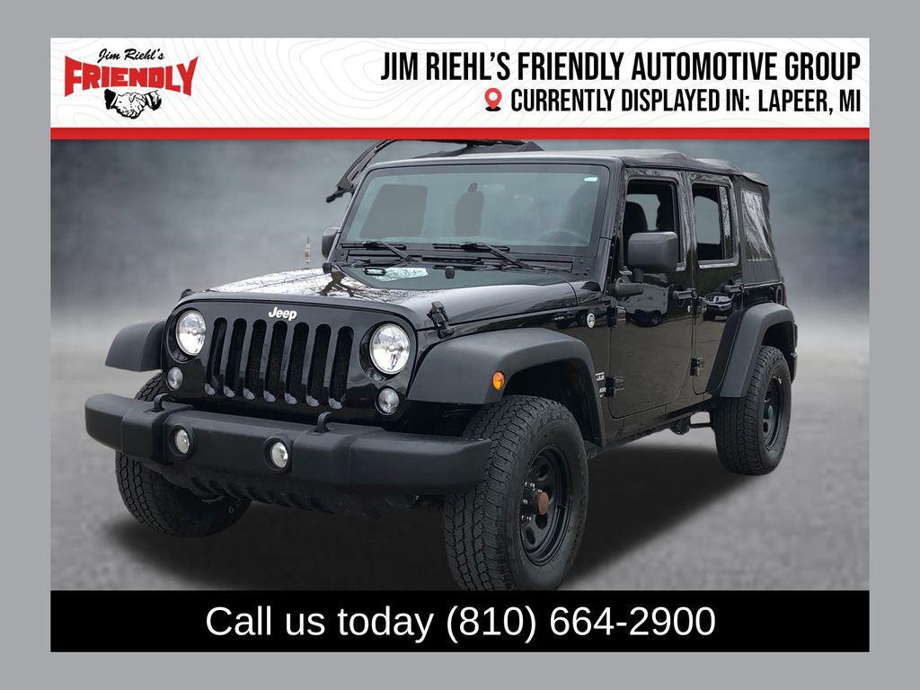 used 2016 Jeep Wrangler Unlimited car, priced at $13,576