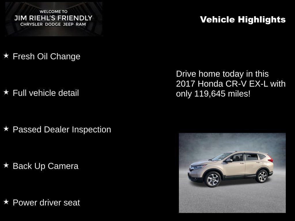 used 2017 Honda CR-V car, priced at $16,017