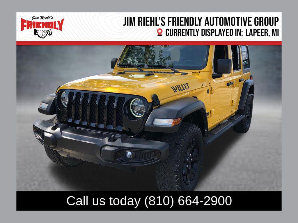 used 2020 Jeep Wrangler Unlimited car, priced at $25,066