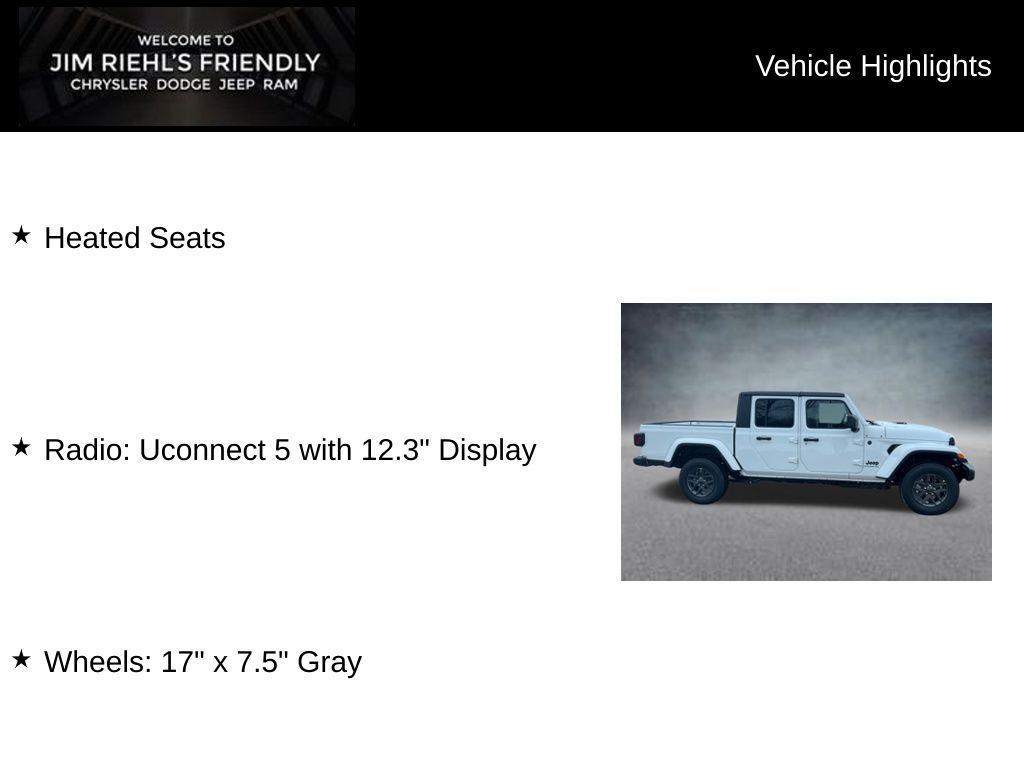 new 2026 Jeep Gladiator car, priced at $44,846