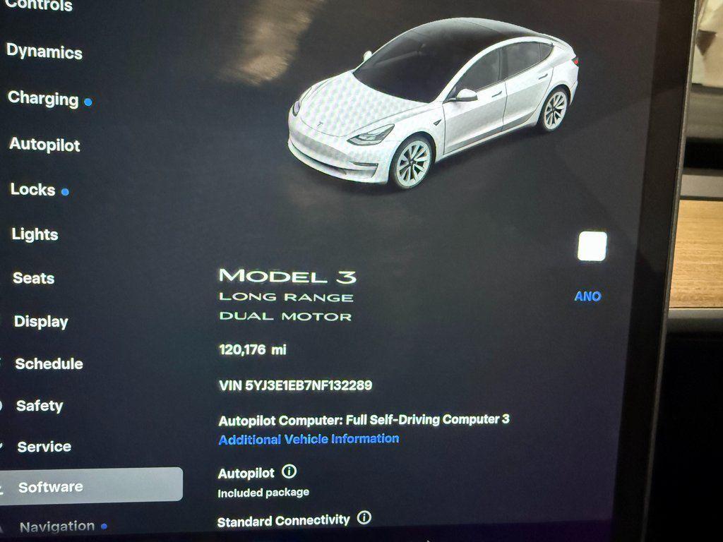 used 2022 Tesla Model 3 car, priced at $17,700