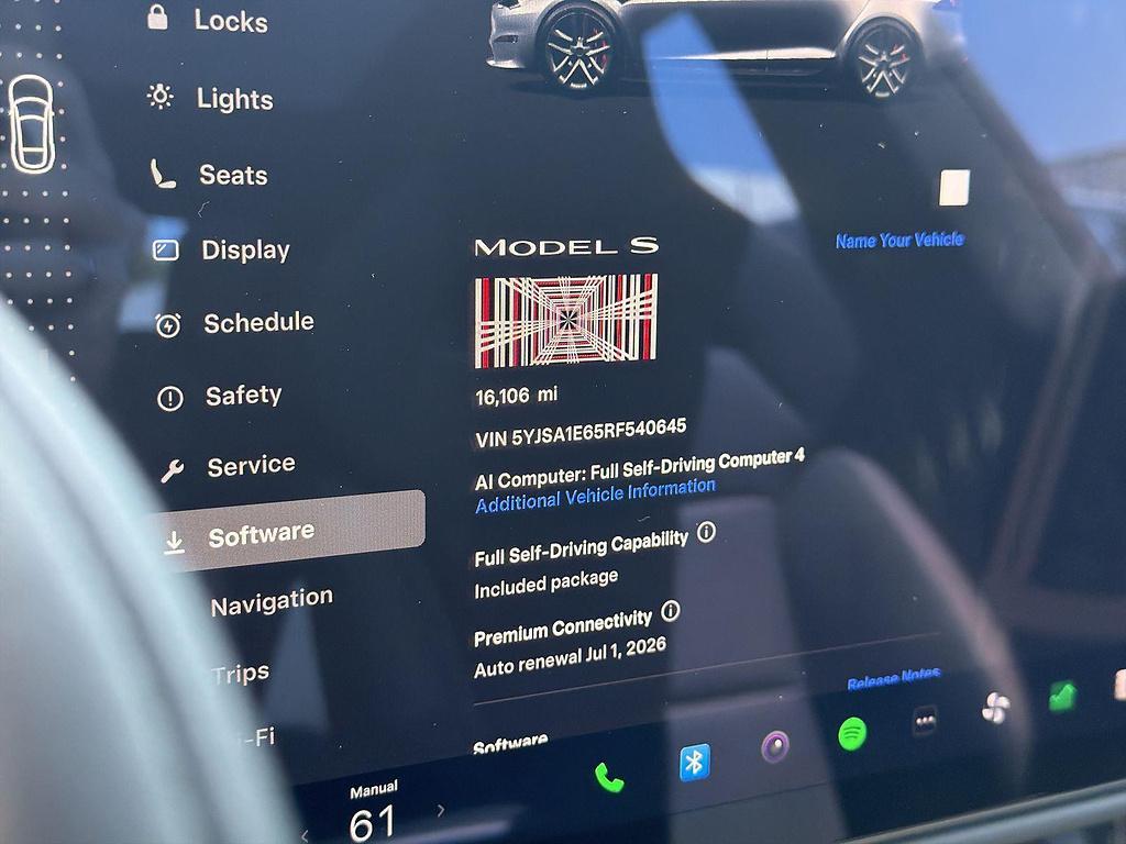 used 2024 Tesla Model S car, priced at $91,617