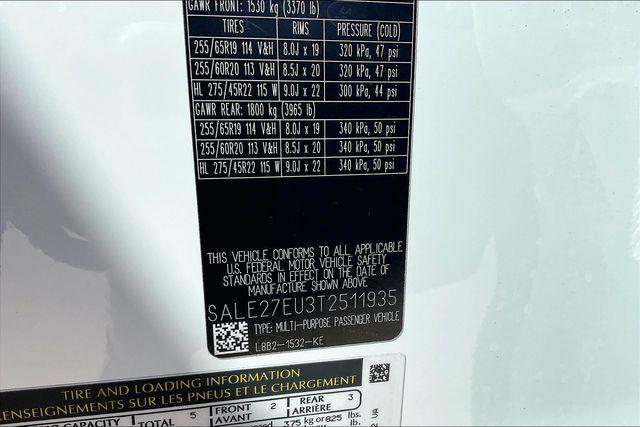 new 2026 Land Rover Defender car, priced at $88,856