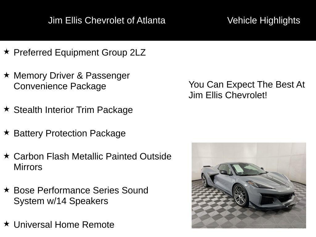 used 2024 Chevrolet Corvette car, priced at $119,500