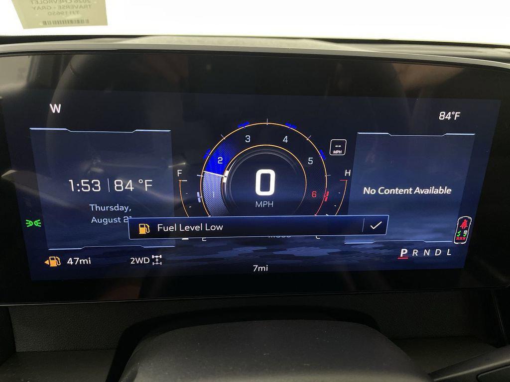 new 2026 Chevrolet Traverse car, priced at $46,845