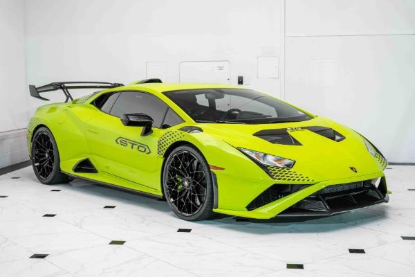 used 2022 Lamborghini Huracan STO car, priced at $368,995