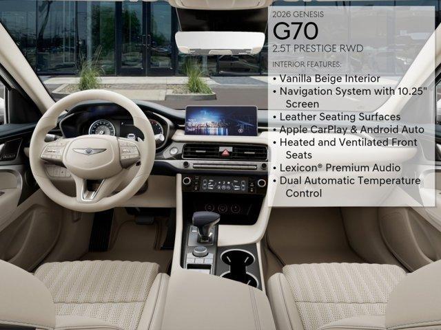 new 2026 Genesis G70 car, priced at $52,088