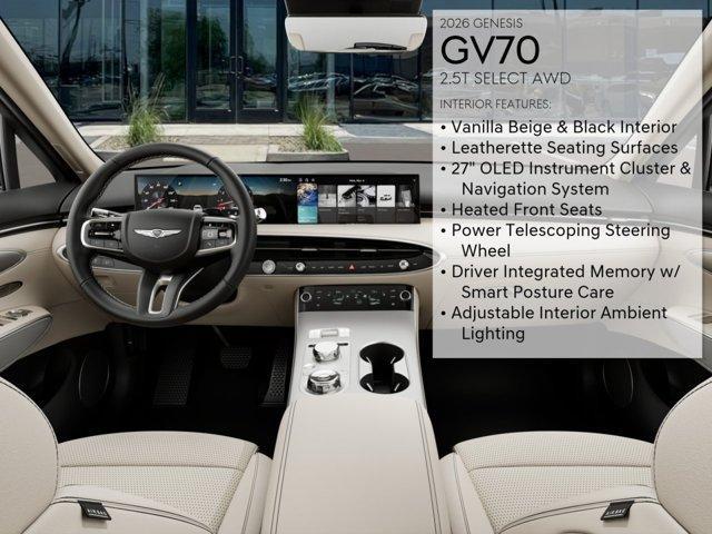 new 2026 Genesis GV70 car, priced at $55,279