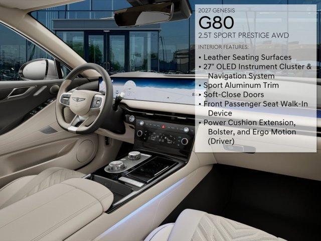 new 2027 Genesis G80 car, priced at $74,343