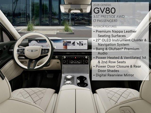 new 2026 Genesis GV80 car, priced at $80,851