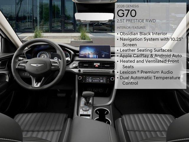 new 2026 Genesis G70 car, priced at $50,340