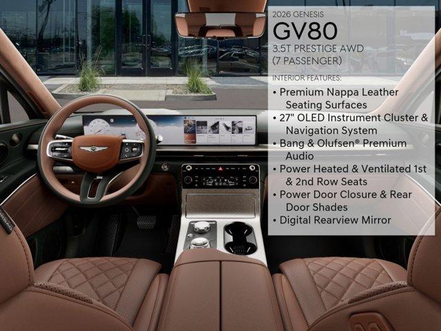 new 2026 Genesis GV80 car, priced at $84,210