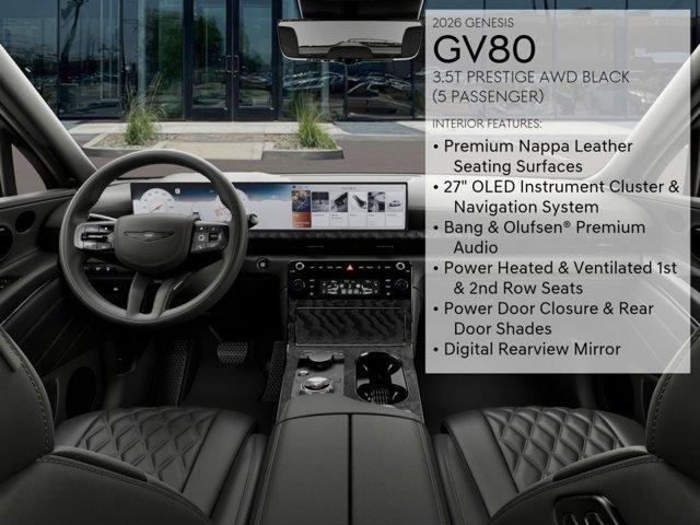 new 2026 Genesis GV80 car, priced at $85,150