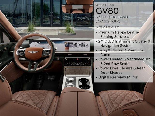 new 2026 Genesis GV80 car, priced at $84,535