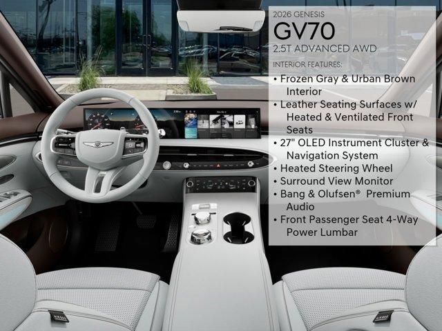 new 2026 Genesis GV70 car, priced at $59,974