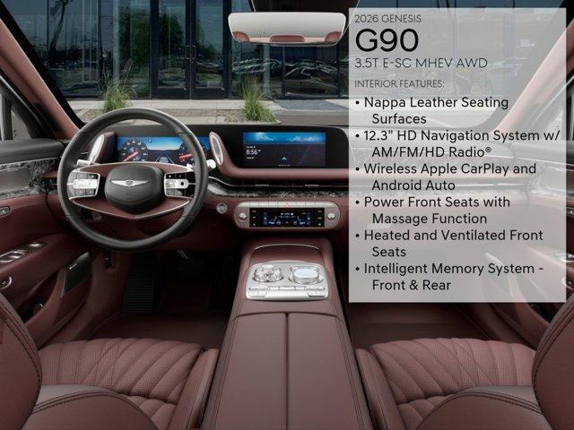 new 2026 Genesis G90 car, priced at $100,989