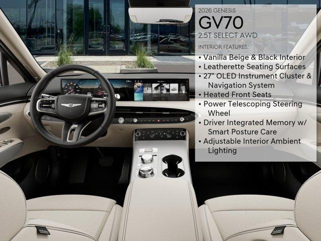 new 2026 Genesis GV70 car, priced at $55,279