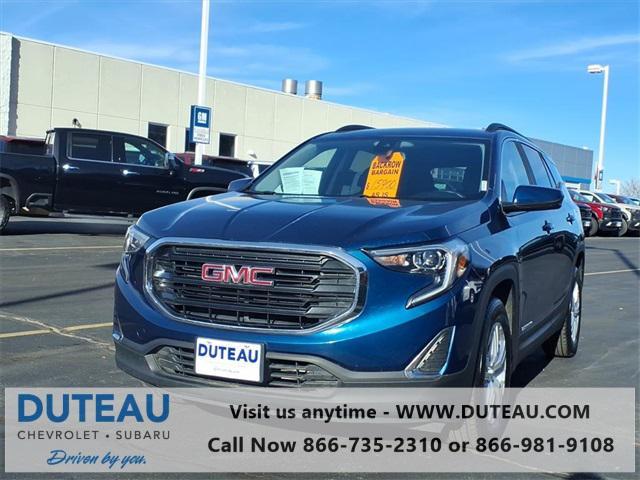 used 2021 GMC Terrain car, priced at $15,900