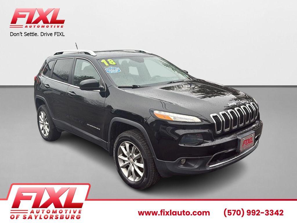used 2018 Jeep Cherokee car, priced at $15,203