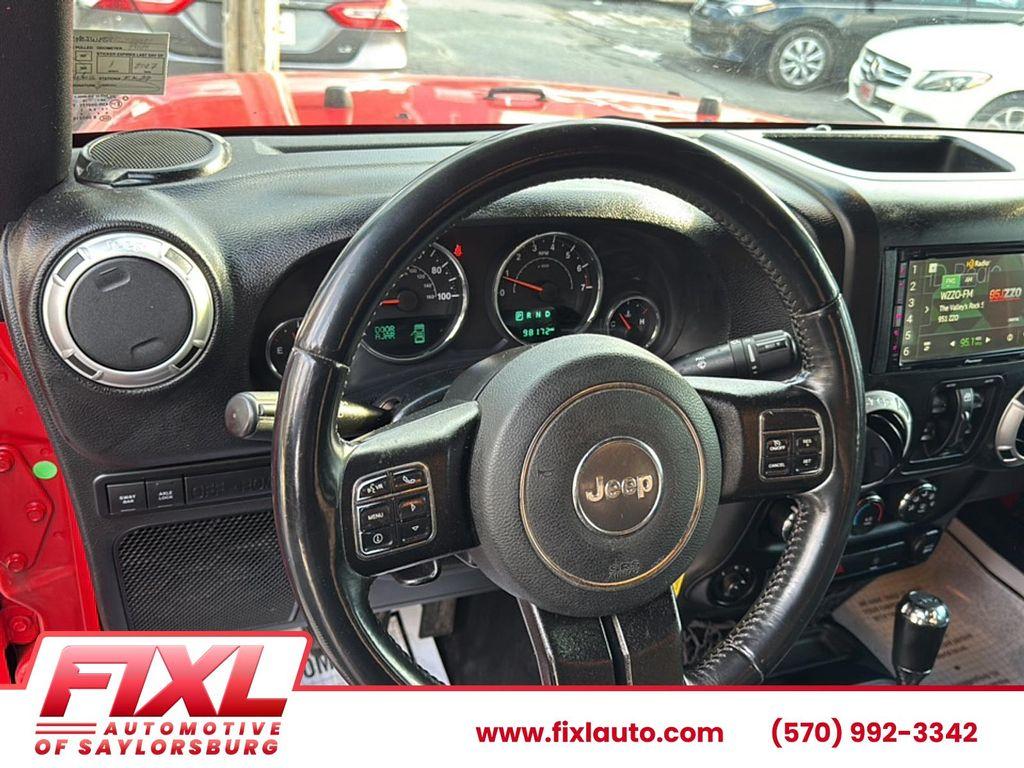 used 2015 Jeep Wrangler Unlimited car, priced at $18,750