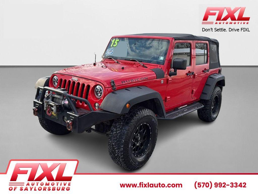 used 2015 Jeep Wrangler Unlimited car, priced at $18,750