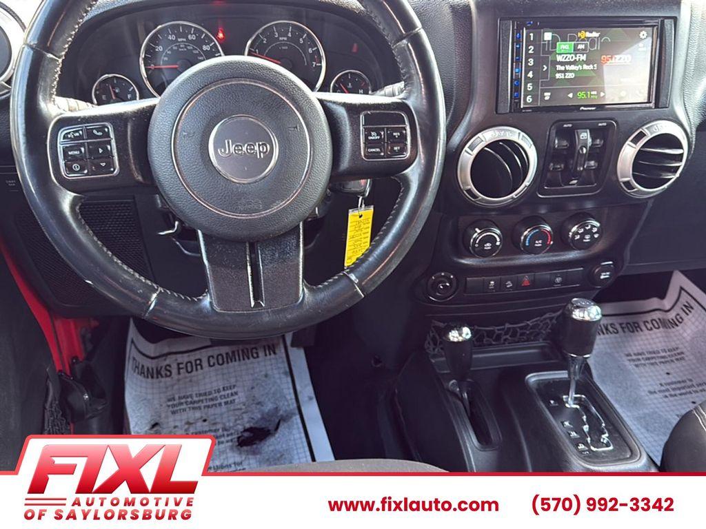 used 2015 Jeep Wrangler Unlimited car, priced at $18,750