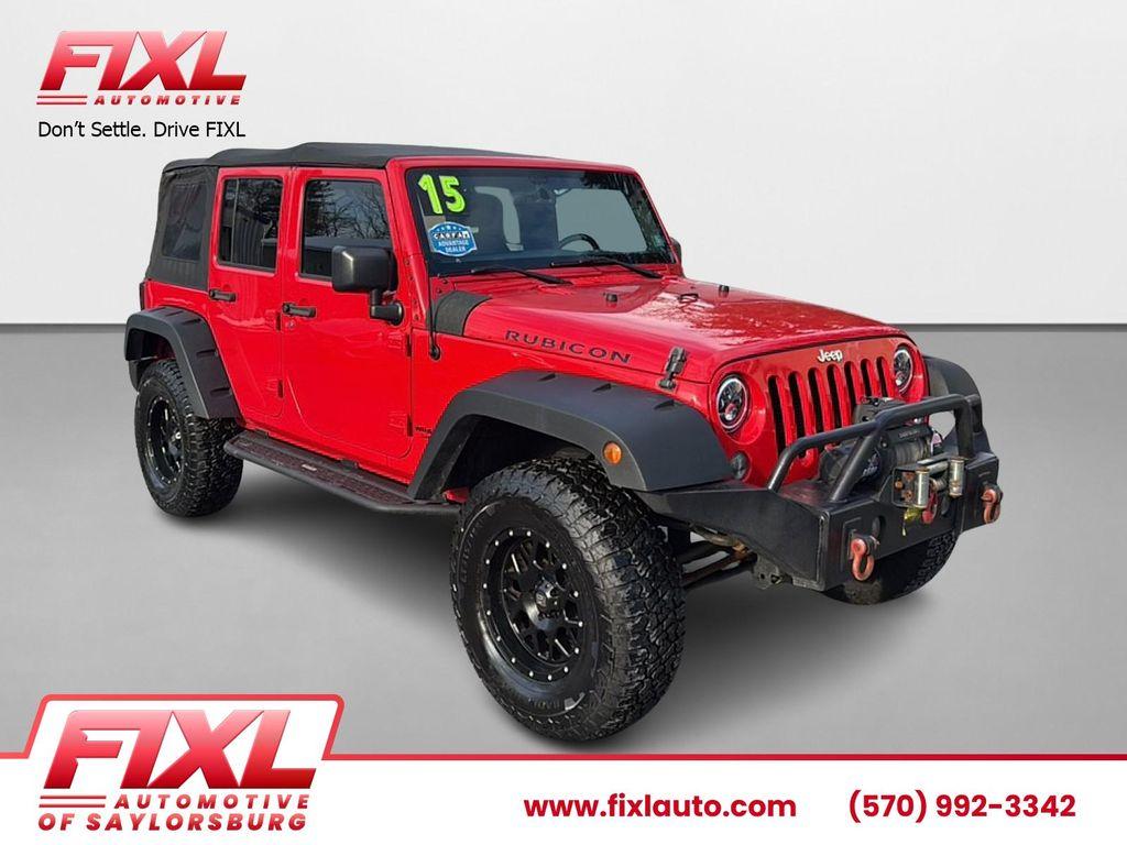 used 2015 Jeep Wrangler Unlimited car, priced at $18,750