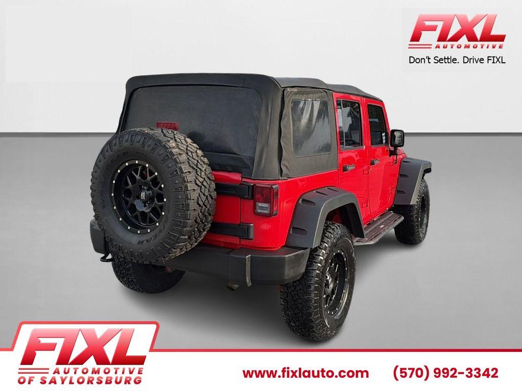 used 2015 Jeep Wrangler Unlimited car, priced at $18,750