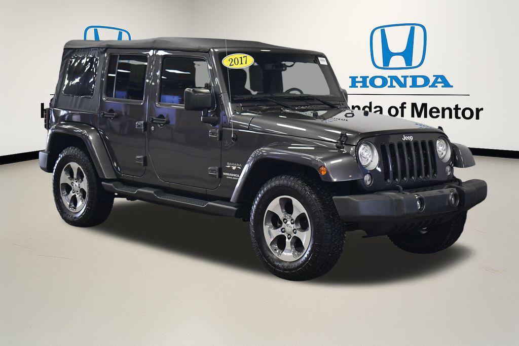 used 2017 Jeep Wrangler Unlimited car, priced at $16,450