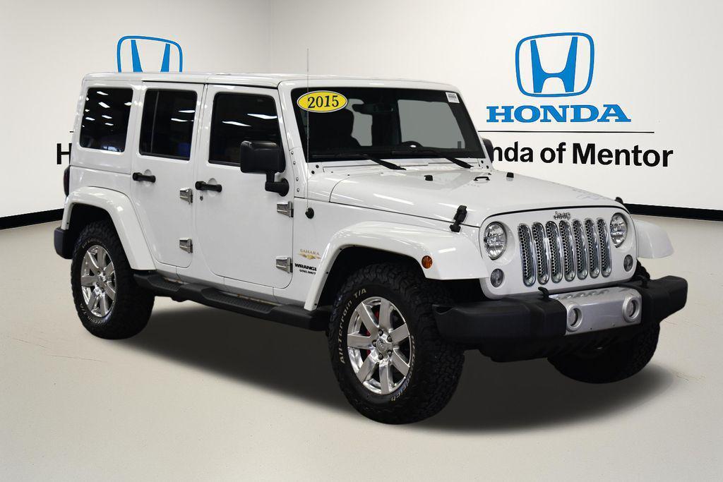 used 2015 Jeep Wrangler Unlimited car, priced at $17,550
