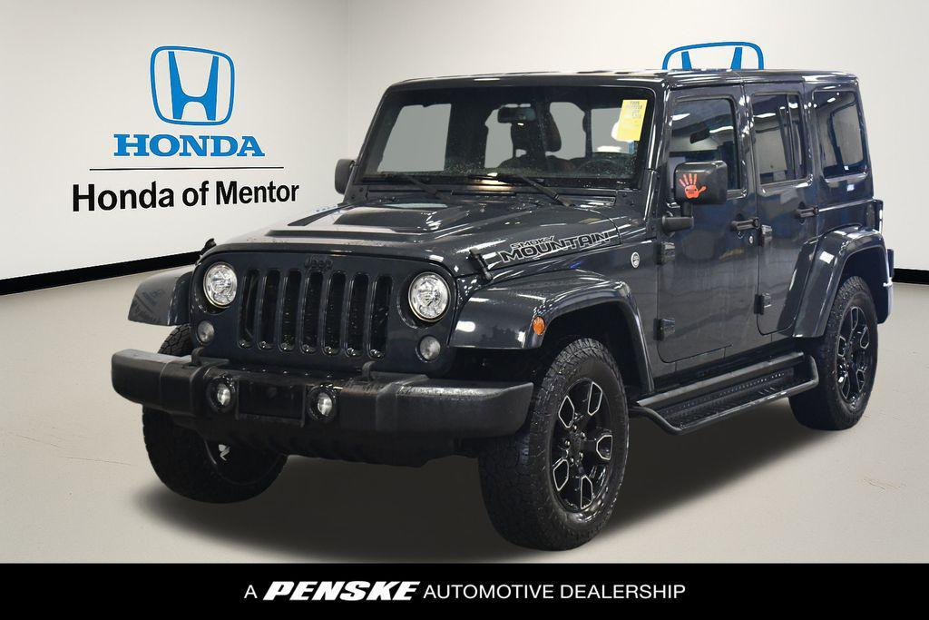used 2017 Jeep Wrangler Unlimited car, priced at $18,950