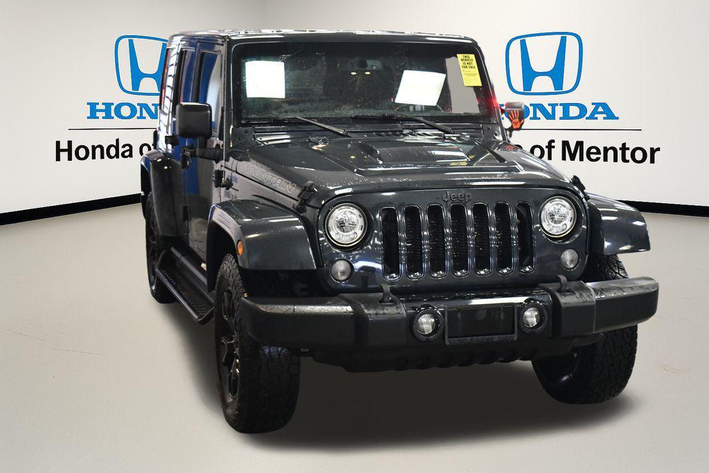 used 2017 Jeep Wrangler Unlimited car, priced at $18,950