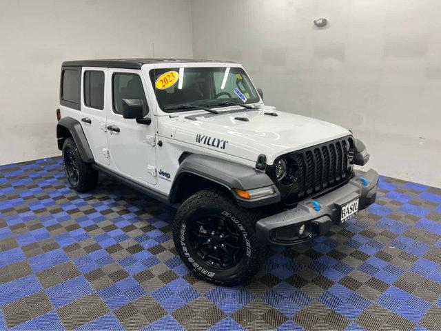 used 2023 Jeep Wrangler 4xe car, priced at $28,811