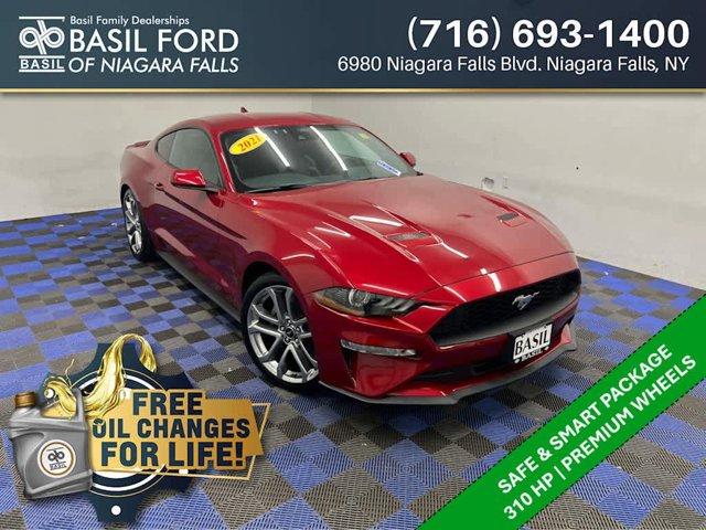 used 2021 Ford Mustang car, priced at $27,000