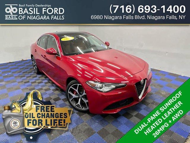 used 2020 Alfa Romeo Giulia car, priced at $16,300